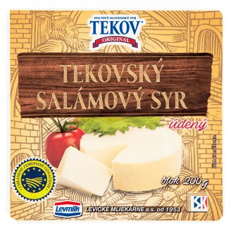TEKOVSKÝ SALÁMOVÝ SYR údený blok 200 g