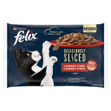 FELIX Deliciously Sliced Delicious Selection in Jelly 4 x 80 g