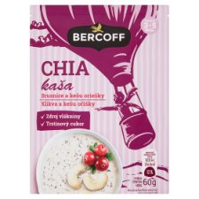Bercoff Chia kaša brusnice a kešu oriešky 60 g