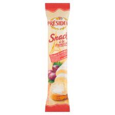 President Snack a La Francaise mäkký zrejúci syr s bielou plesňou na povrchu 180 g