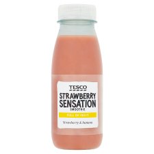 Tesco Strawberry Sensation Smoothie 250 ml