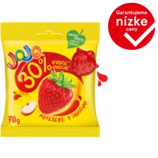 JOJO Delight Strawberry Jelly Candies with Fruit Puree 70 g