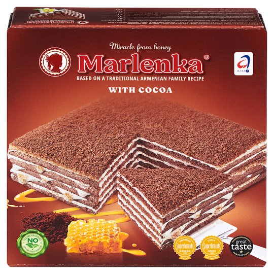 Marlenka Medová torta s kakaom 800 g