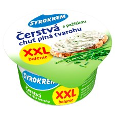 Syrokrém čerstvá chuť XXL s pažítkou 150 g