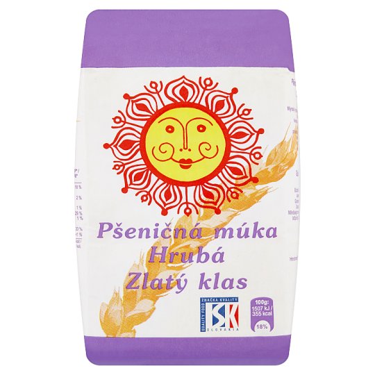 Pšeničná múka hrubá zlatý klas 1 kg