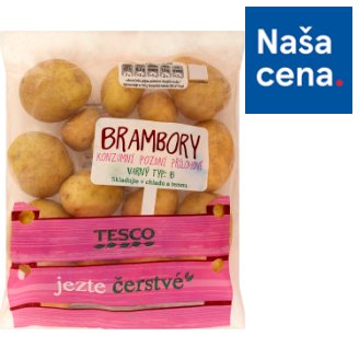 Tesco Zemiaky konzumné neskoré varný typ B 2 kg