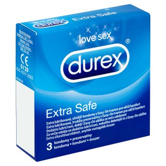 Durex Extra Safe prezervatívy 3 ks