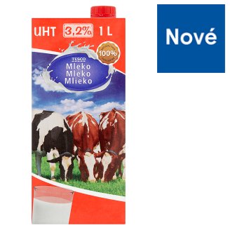 Tesco Trvanlivé plnotučné mlieko 3,5% 1 l