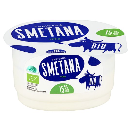 Milko Bio kyslá smotana 175 g