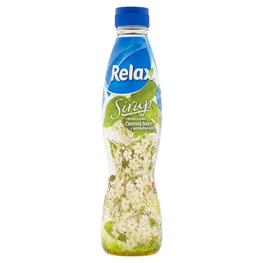 Relax Syrup Lemon and Black Elderberry Blossom with Mint Flavour 700 ml