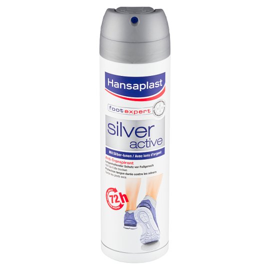 Hansaplast Foot Expert Silver Active Foot Antiperspirant Spray 150 ml