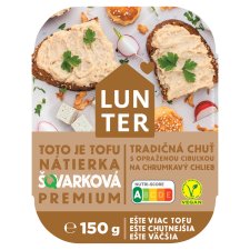 Lunter Tofu šqvarková nátierka premium 150 g