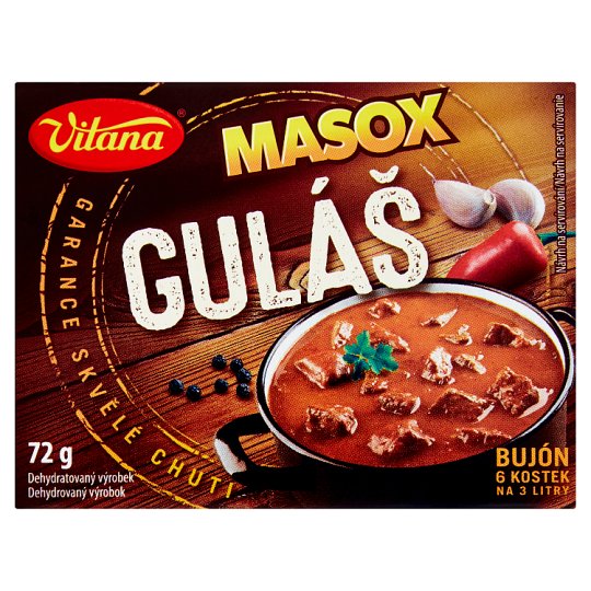 Vitana Masox guláš bujón 6 x 12 g