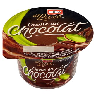 Müller de Luxe Mliečny čokoládový krém príchuť pistácie 150 g