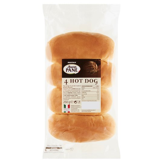 Il Buon Pane Grissitalia Pečivo na hot dog 4 x 62,5 (250 g)