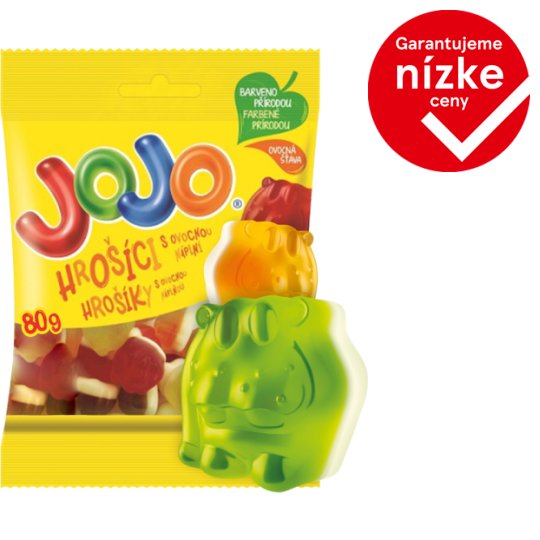 JOJO Hrošíky s ovocnou náplňou 80 g