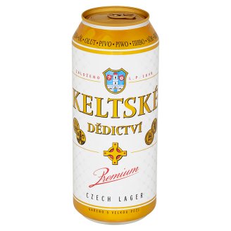 Keltské dědictví pivo svetlý ležiak 1,0 l