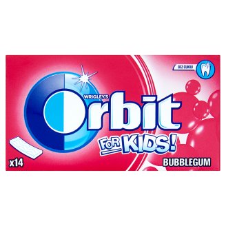 Wrigley's Orbit For Kids! žuvačka bez cukru s ovocnou príchuťou 27 g