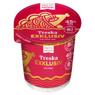 Ryba Žilina Preto Exklusiv treska v majonéze 400 g