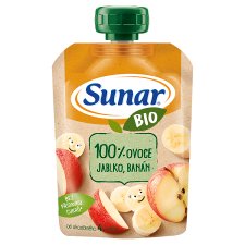 Sunar Organic Pocket Apple, Banana 100 g