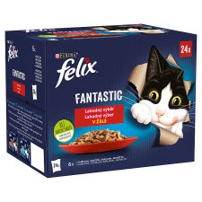 FELIX Fantastic Delicious Selection in Jelly - Multipack (24 x 85 g)