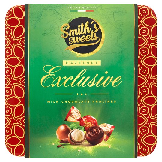 Smith's Sweets Exclusive Hazelnut zmes praliniek z mliečnej čokolády s krémovou náplňou 200 g