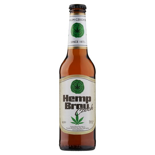Hemp Brou Czech svetlé výčapné pivo ochutené arómou konopných kvetov 0,33 l