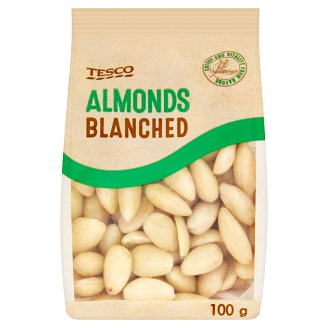 Tesco Jadrá mandlí blanšírované 100 g