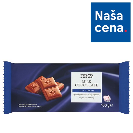 Tesco Mliečna čokoláda 100 g