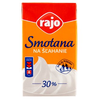 Rajo Smotana na šľahanie 30 % 250 ml