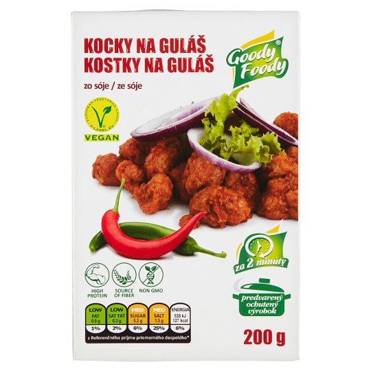 Goody Foody Classic kocky sójové na guláš 200 g