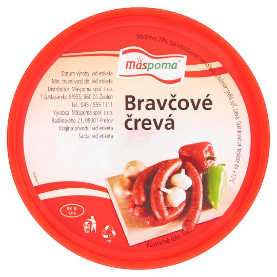 Mäspoma Bravčové črevá 20 m