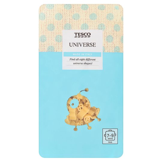 Tesco Universe sušené bezvaječné semolinové cestoviny 500 g