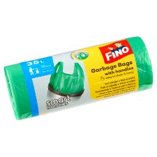 Fino Color Garbage Bags with Tie Handles 35 L 30 pcs