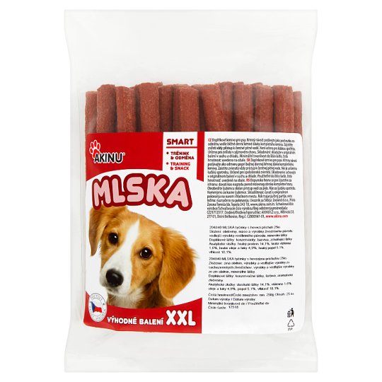 Akinu Mlska tyčinky s hovädzou príchuťou 25 ks 250 g