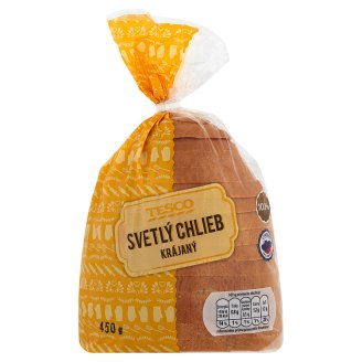 Tesco Svetlý chlieb krájaný 450 g