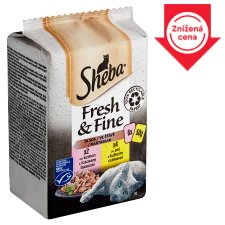 Sheba Fresh & Fine Complete Food for Adult Cats in Gravy 6 x 50 g (300 g)