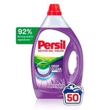 Persil Deep Clean Plus Active Gel Color Lavender Washing Detergent 50 Washes 2.5 L