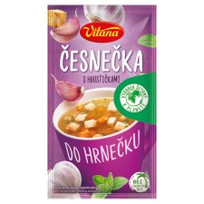 Vitana Do hrnečku Instant Soup Garlic Soup with Bread Roll 17 g