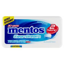 Mentos Clean Breath Peppermint 30 pcs 21 g