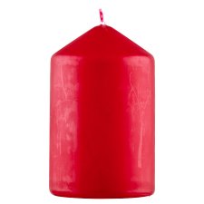 Tesco Red Small Unfragranced Pillar Candle