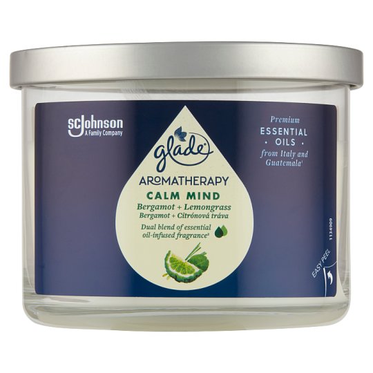Glade Aromatherapy Calm Mind Essential Candle 260 g Tesco Groceries