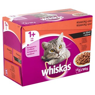 Whiskas Klasický výber v šťave 12 x 100 g