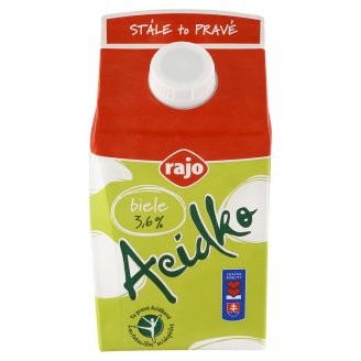 Rajo Acidko Zakysané mlieko biele plnotučné 450 g
