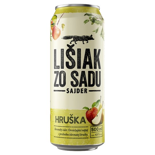 Lišiak zo Sadu Sajder hruška 500 ml