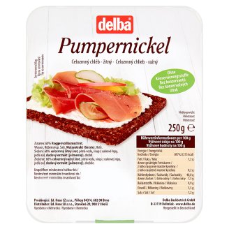 Delba Celozrnný chlieb ražný 250 g