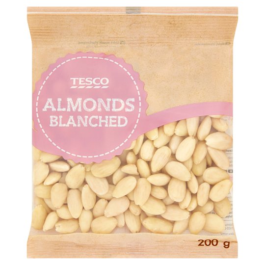 Tesco Jadrá mandlí blanšírované 200 g