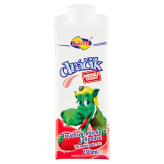 Tami Dráčik Trvanlivé mlieko jahodové polotučné 250 ml