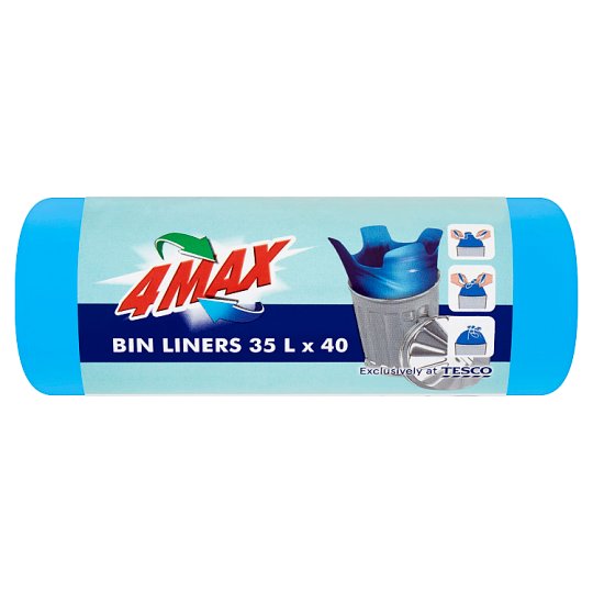 4MAX Vrecia na odpad 35 l 40 ks