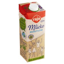 Rajo Low-Fat Milk 0.5% 1 L
